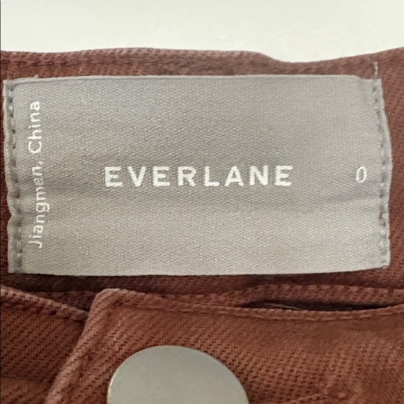 Everlane Utility Barrel Pants, Rosewood/ Rustic color, size 0 - Picture 5 of 10